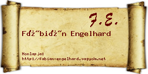 Fábián Engelhard névjegykártya